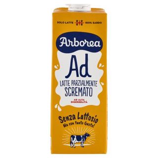 Arborea Ad Latte Parzialmente Scremato ad Alta Digeribilità Senza Lattosio 1000 ml