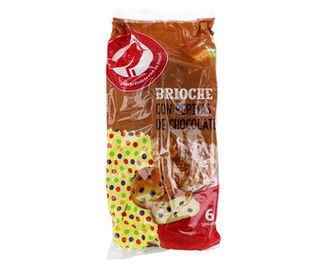 Brioche C/Pepitas Chocolate Auchan 6 Und. 240 G[  9
