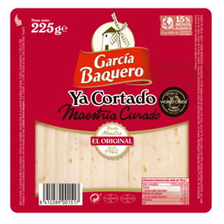 Queso Curado Cortado Garcia Baquero 250Gr.