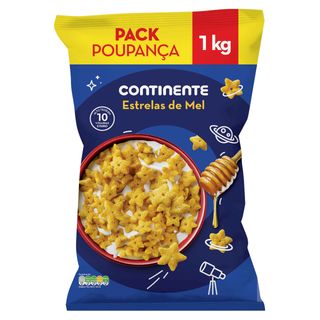 Cereais Estrelas de Mel Pack Poupança Continente (emb. 1 kg)