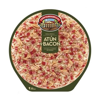 CASA TARRADELLAS Pizza Atún Y Bacon, 405G