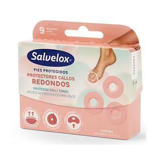 Protectores Redondos Para Callos 9 Uds Salvelox (8470003423526)