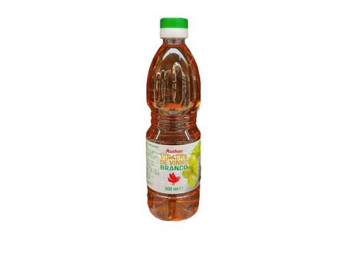VINAGRE AUCHAN VINHO BRANCO 6º 0.50L