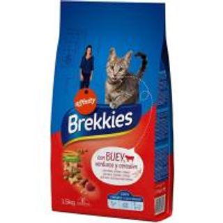 Mix De Buey-Ternera-Verdura Para Gato Brekkies, Saco 1,5 Kg (3681491)