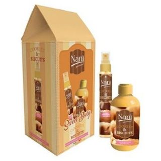 Nani' Cookies Biscuits Acqua Profumata 75ml + Bagnodoccia 300ml - 000023877