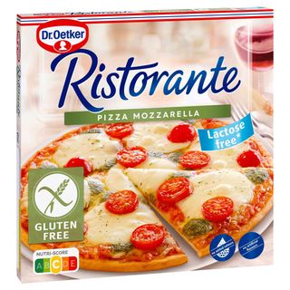 Dr. Oetker Pizza Ristorante de Queijo Mozzarella sem Glúten embalagem 370 g