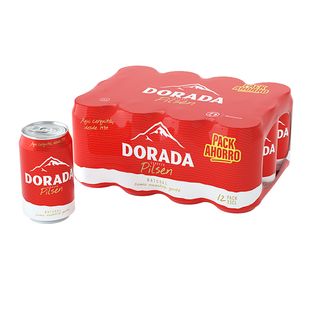 Dorada cerveza pilsen pack ahorro lata 12 x 33 cl