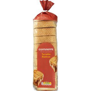 Pão de Forma Especial Torradas Rústicas Continente (emb. 475 gr)