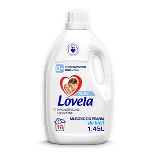 Lovela Baby  Hipoalergiczny płyn do prania białego dla niemowląt 1,45 l