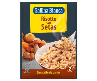 Risotto Elaborado con Setas Selectas Gallina Blanca Sobre de 175 G.