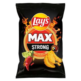 Lay's Max Strong Chipsy Chilli & Lime, 120 g