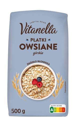 Vitanella Płatki owsiane górskie 500 g