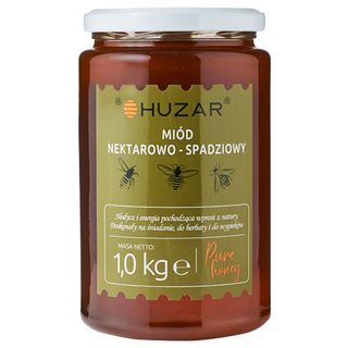 Huzar Miód nektarowo-spadziowy, 1 kg