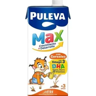 Bebida Láctea Con Cereales Puleva Max Crecimiento, Brik 1 Litro
