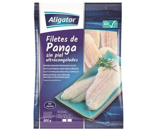 Filetes de Panga Ultracongelados sin Piel y sin Espinas Aligator 800 G