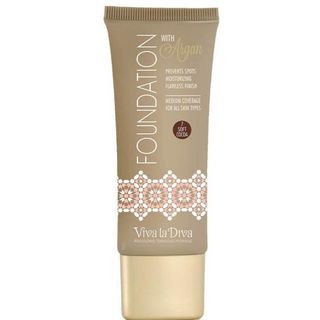 Foundation Base de Maquillaje Con Argán - Viva La Diva - Marrón 7330906016489