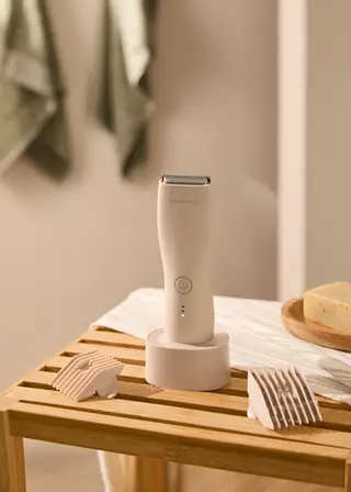 BARBER STUDIO - Recortadora y afeitadora inalámbrica para cara y cuerpo resistente al agua Arena 8.8x9.2x19