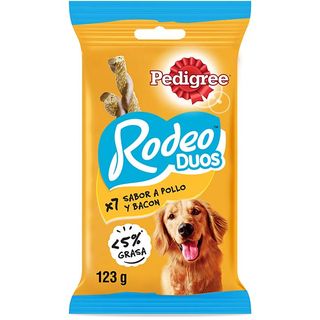 Pedigree rodeo duos bacon y pollo 123 g
