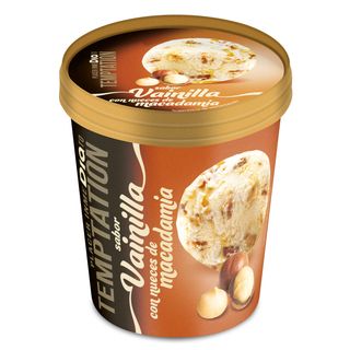 Tarrina De Helado Vainilla Con Nueces De Macadamia Dia Temptation 350 G