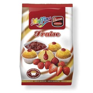 Heras magdalenas rellenas de fresa 245 g