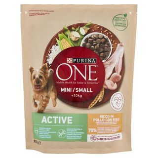 Purina One Mini/Small Active Ricco In Pollo Con Riso 800G - 101537