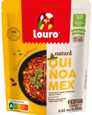 Quinoa lentilhas ao estilo mexicano Louro 250 g
