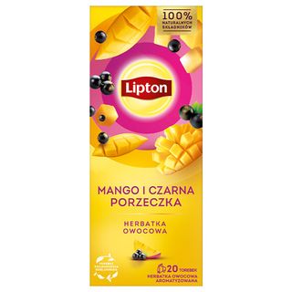 Lipton Herbatka owocowa Mango i czarna porzeczka, 20 torebek