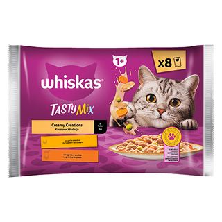 Whiskas Karma dla kota Tasty Mix Kremowe wariacje 8x85 g