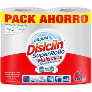 Papel Multiusos 2 Capas Disiclin 2 Rollos