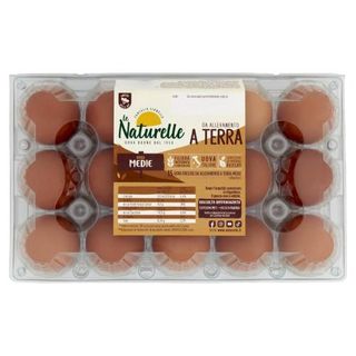 Le Naturelle 15 Uova Fresche Da Allevamento A Terra Medie