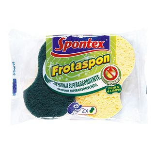 Frotaespon Estropajo Spontex Con Esponja Super Absorvente 2 Uds (151698)