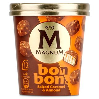 Helado Bombón Salted Caramel 12 Unidades Magnum Tarrina 168 G