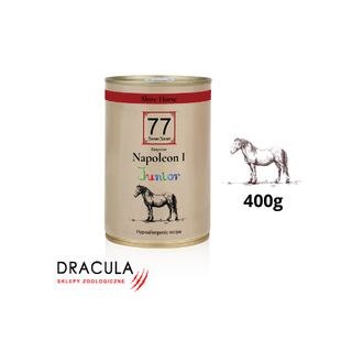 77 Petfood Junior Napoleon I z koniną 400g
