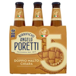 Birrificio Angelo Poretti Doppio Malto Chiara 5 Luppoli 3 X 33 Cl