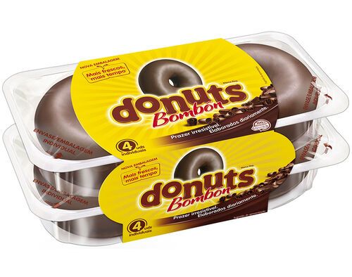 DONUTS CHOCOLATE 4UN 200G