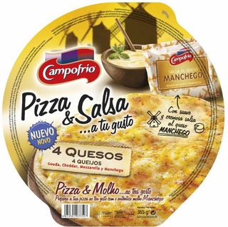 Pizza Fresca 4 Quesos Con Salsa Al Queso Manchego Campofrio 365G