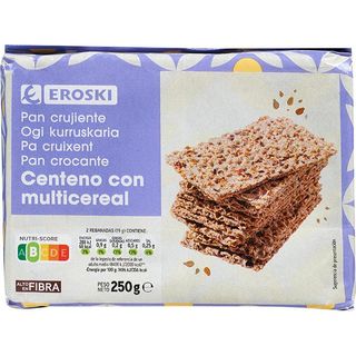 Pan De Centeno-Multicereales Eroski, Paquete 250 G (26069997)