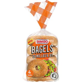BIMBO Bagel Semillas 4 Unidades
