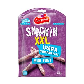 CAMPOFRÍO Snack´In Xxl Mini Fuet, 140G