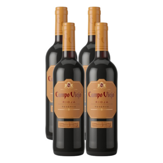 Pack 4x Campo Viejo Vino Tinto Reserva D.O Rioja 75cl