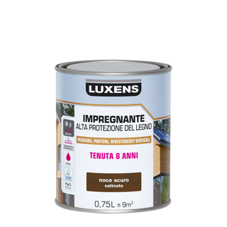 IMPREGNANTE PROTETTIVO PER LEGNO BASE ACQUA NOCE ANTICO ALTA PROTEZIONE LUXENS 750 ML - 470005495