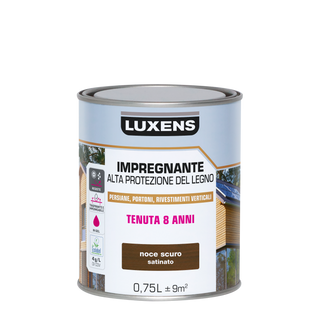 IMPREGNANTE PROTETTIVO PER LEGNO BASE ACQUA NOCE ANTICO ALTA PROTEZIONE LUXENS 750 ML - 470005495