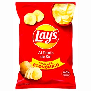 Lays sal papas fritas 282 g