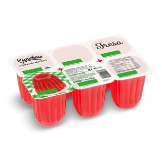 Gelatina De Fresa Dia Caprichoso Pack 6 X 100 G
