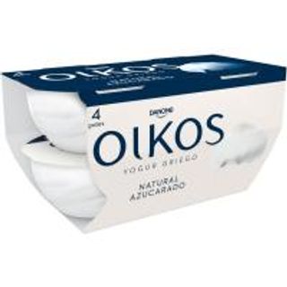 Yogur Danone Oikos Griego Natural Azucarado 4X110 Gr. (20244737)