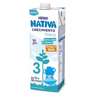 Bebida Láctea Crecimiento Original +12 Meses Nativa 1 L