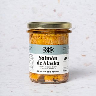 Salmó Salvatge D'Alaska En Oli Verge Extra Ecològic Como Como Foods 135G