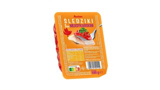 Auchan - Śledziki w sosie meksykańskim - 100 g