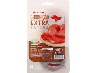 CHOURIÇÃO AUCHAN FATIAS 200G