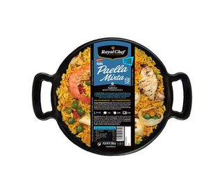Paella Mixta sin Gluten Calentar y Listo Royal Chef 350 G.